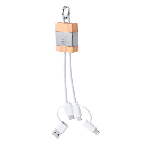 plateado Cable Cargador Desak