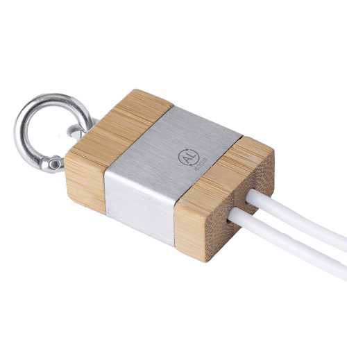 plateado Cable Cargador Desak