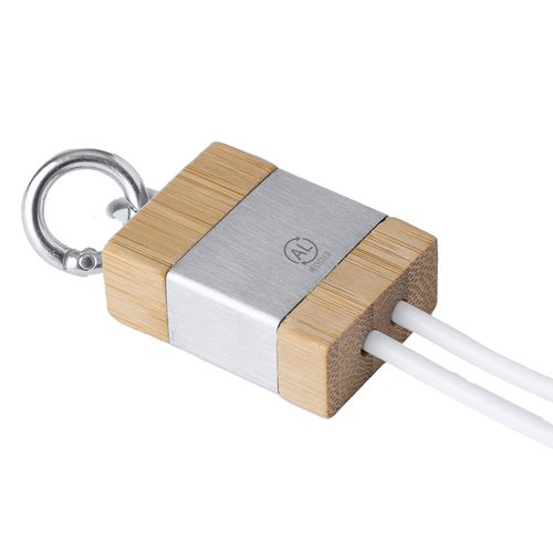 plateado Cable Cargador Desak
