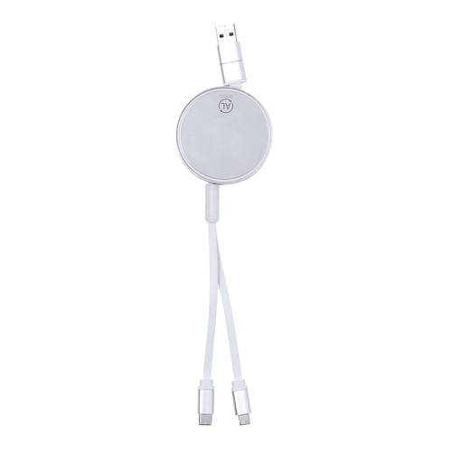 plateado Cable Cargador Freud