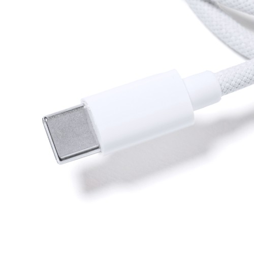 white Cable Cargador Skot