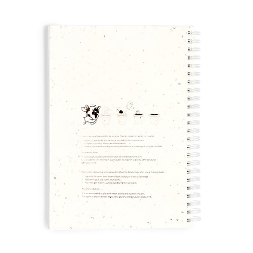 white Libreta Semillas Bitar