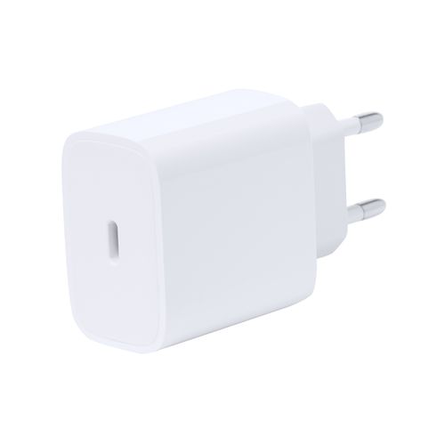 white Cargador USB Morelo