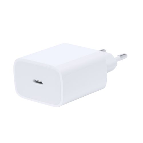 white Cargador USB Morelo