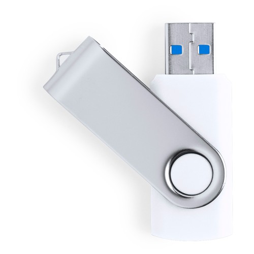 white Memoria USB Brabam 16GB