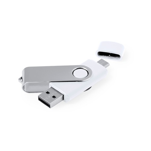 white Memoria USB Ladny 16GB