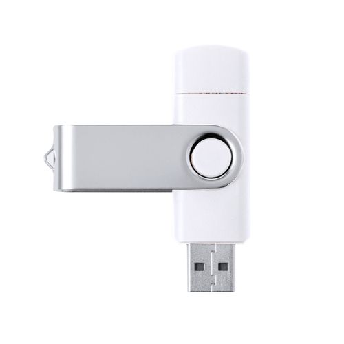 white Memoria USB Ladny 16GB
