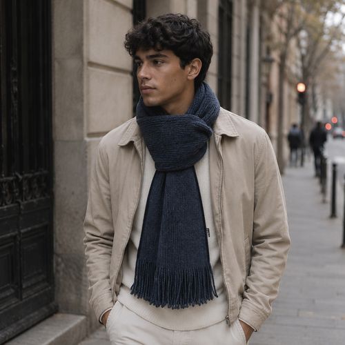 azul marino Bufanda Aronax