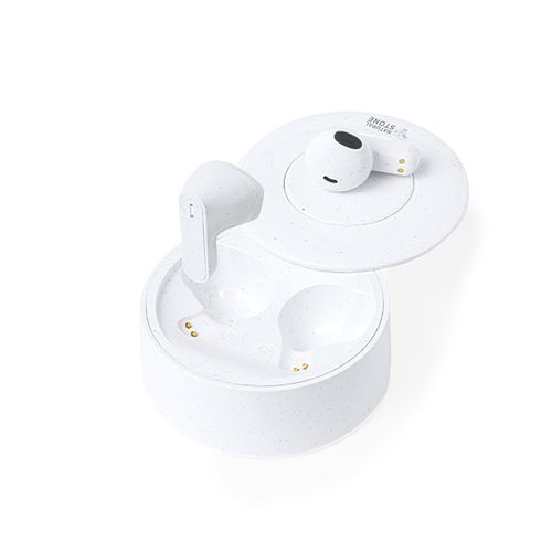 white Auriculares Bekery