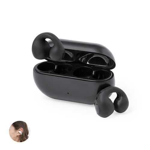 black Auriculares Clip Gemston