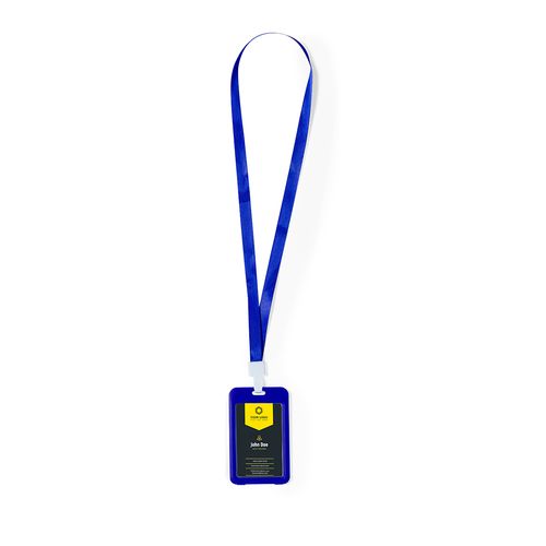 black Identificador Lanyard Fleck