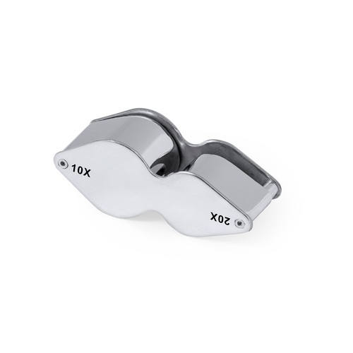 plateado Lupa Nalix 10/20X