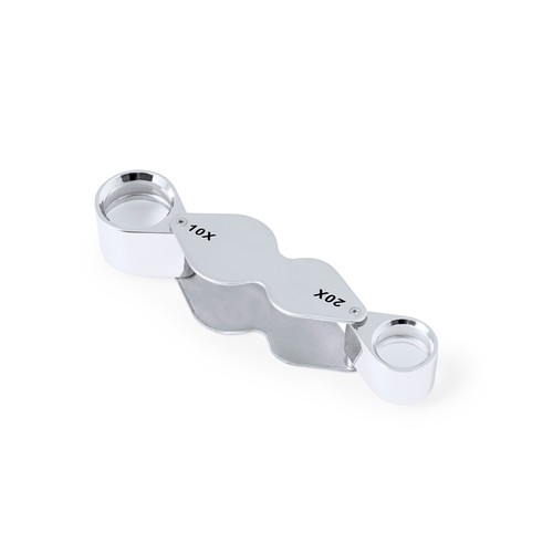 plateado Lupa Nalix 10/20X