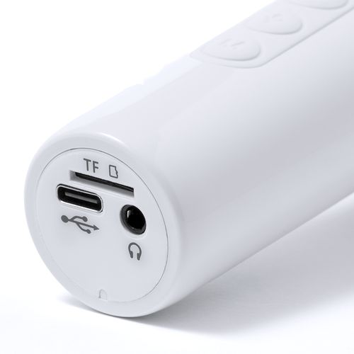 white Altavoz Micrófono Sinfonyx