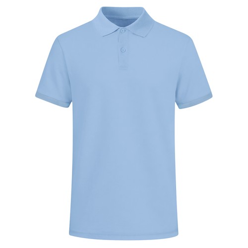 azul claro Polo Adulto Color Koupan