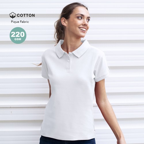 Polo Femme Blanc Koupan - 2