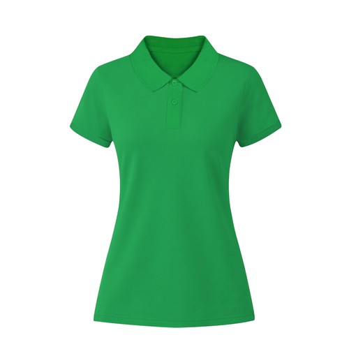 green Polo Mujer Color Koupan