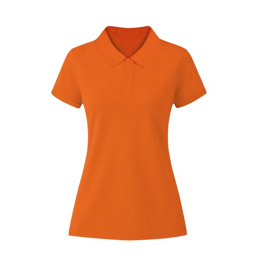 orange Polo Mujer Color Koupan