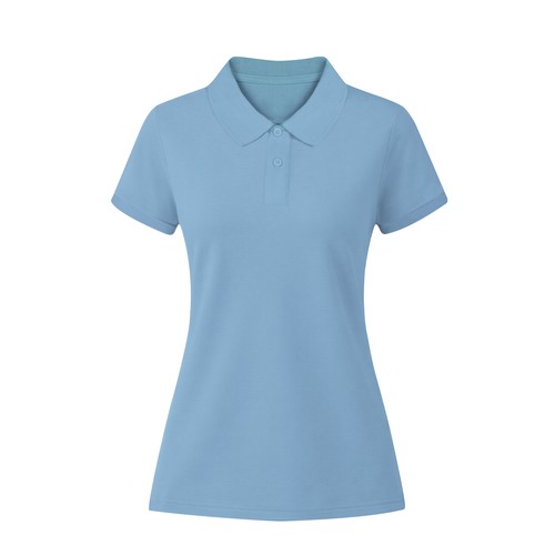azul claro Polo Mujer Color Koupan