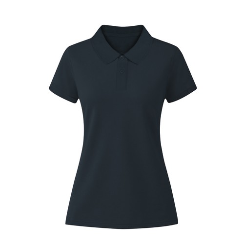 azul marino oscuro Polo Mujer Color Koupan