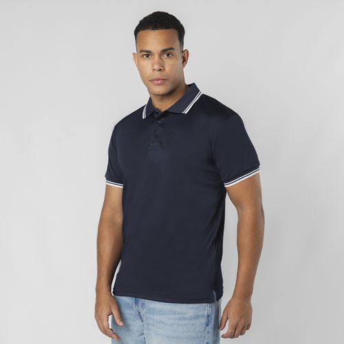 azul marino Polo Zawak