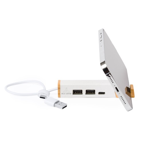 white Puerto USB Kartip