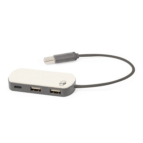 marrón Puerto USB Nylox