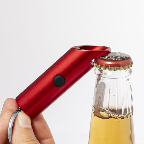 red Llavero Linterna Kushing