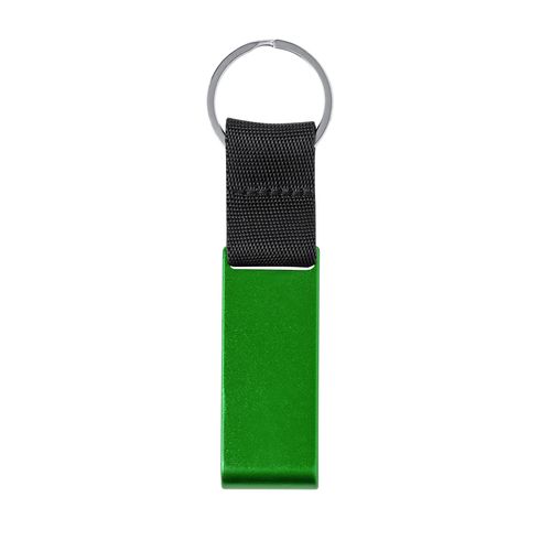 green Llavero Soporte Fique
