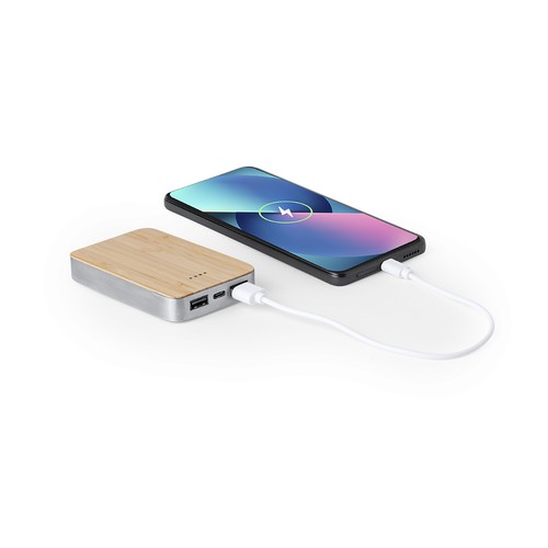 plateado Power Bank Newin