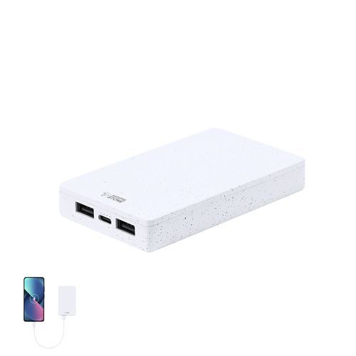 white Power Bank Noiman