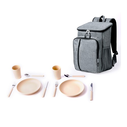 gray Mochila Nevera Picnic Shira