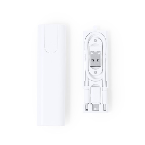 white Set Cables Cargadores Tich