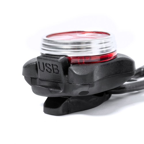 black Set Luces Seguridad Bici Remko