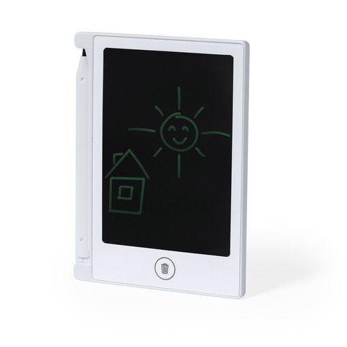 white Tablet Escritura LCD Arraky