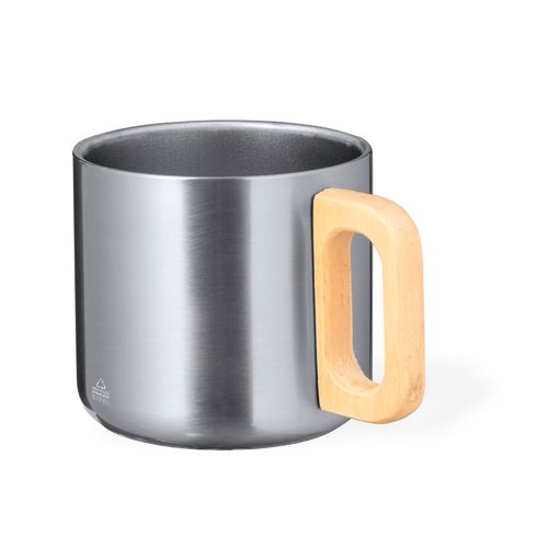 plateado Taza Garfun