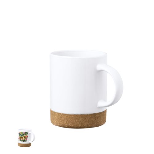 white Taza Sublimación Nala
