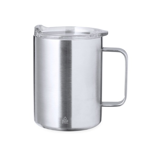 plateado Taza Térmica Dovery