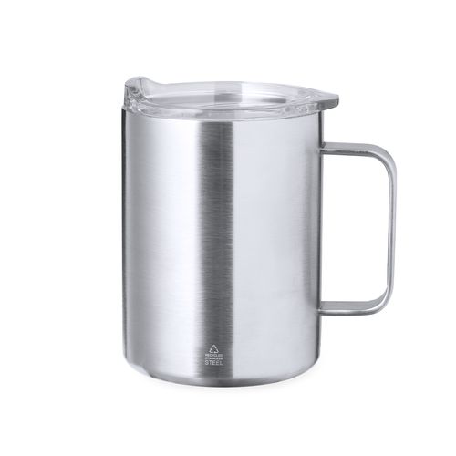 plateado Taza Térmica Dovery