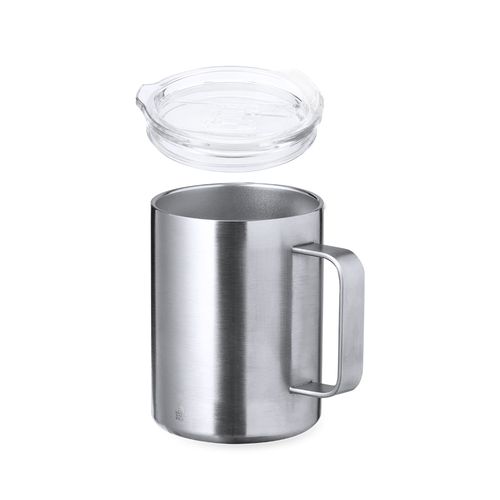 plateado Taza Térmica Dovery