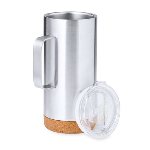 plateado Taza Térmica Frilan