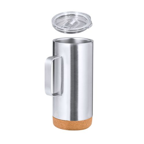 plateado Taza Térmica Frilan