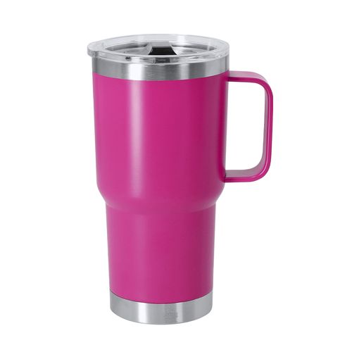 fucsia Taza Térmica Paster