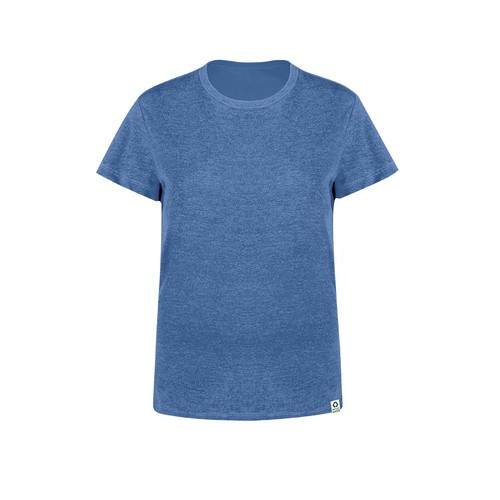 blue Camiseta Mujer Bandul