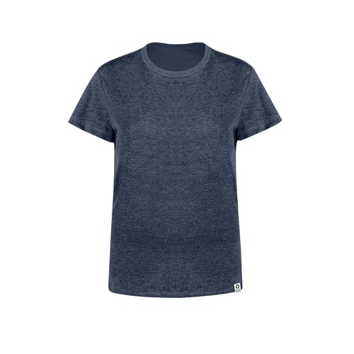 azul marino Camiseta Mujer Bandul
