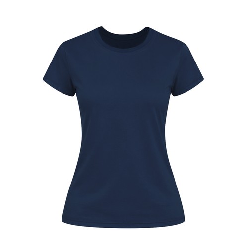 azul marino Camiseta Mujer Color Seiyo