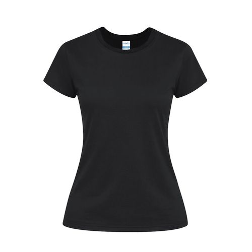 black Camiseta Mujer Color Seiyo