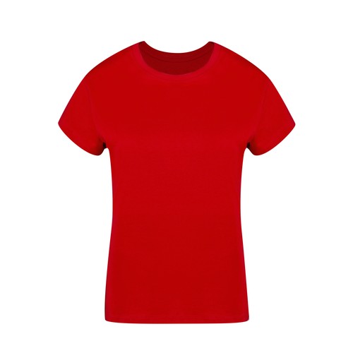 red Camiseta Mujer Color Seiyo