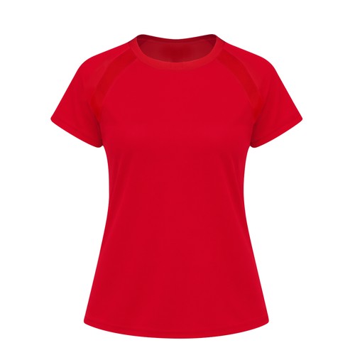 red Camiseta Mujer Tecnic Sappor