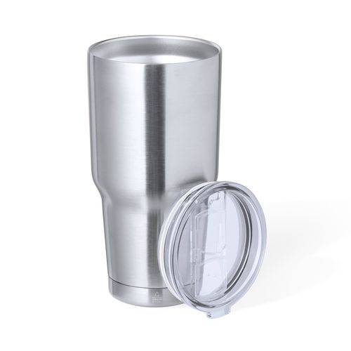 plateado Vaso Térmico Atinger